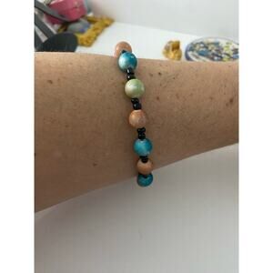 Handmade colorful bead bracelet